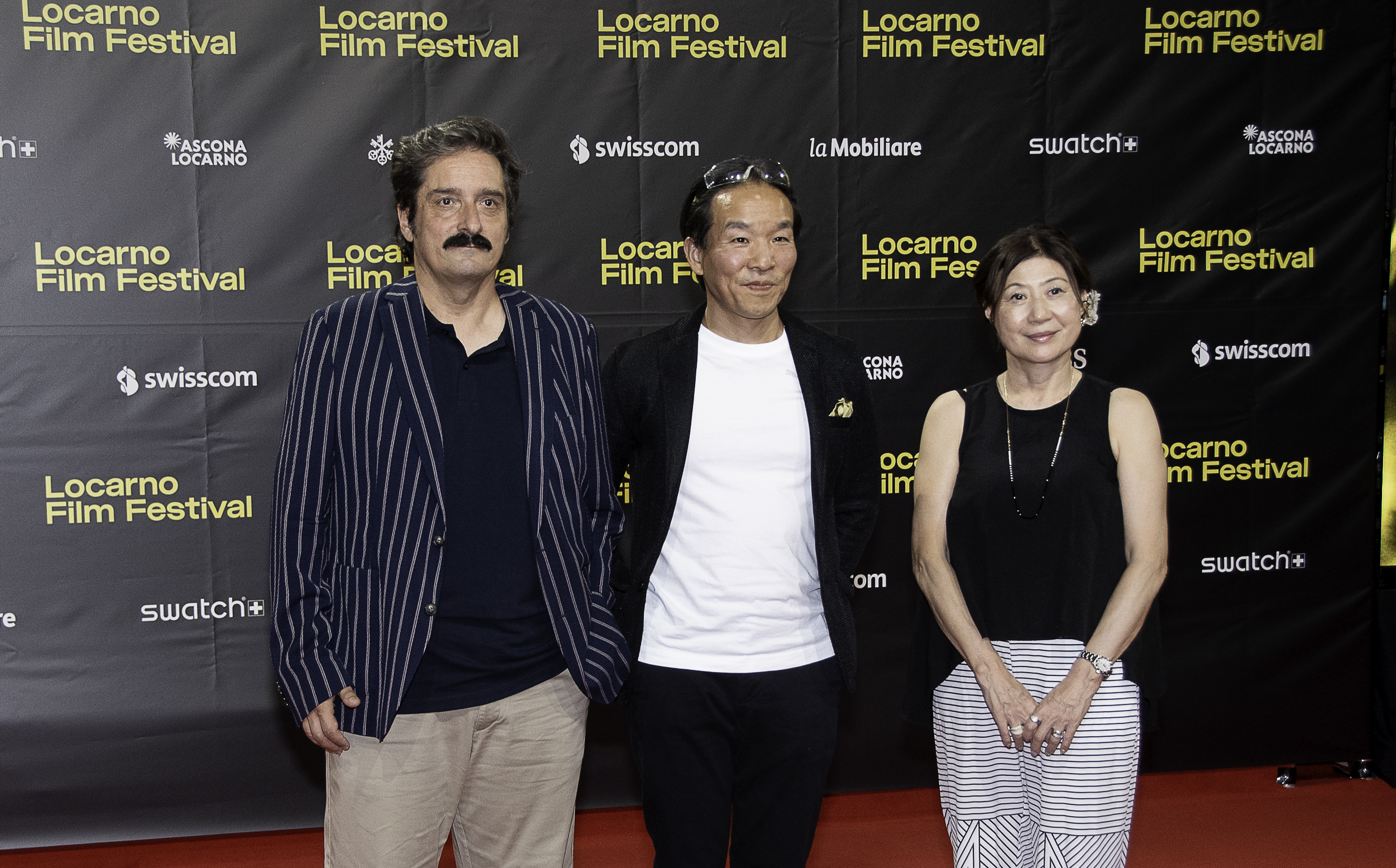 — suisse locarno cinema 79th locarno film festival 07 08 2026 kosuke takahata marco constantini mariko takahata